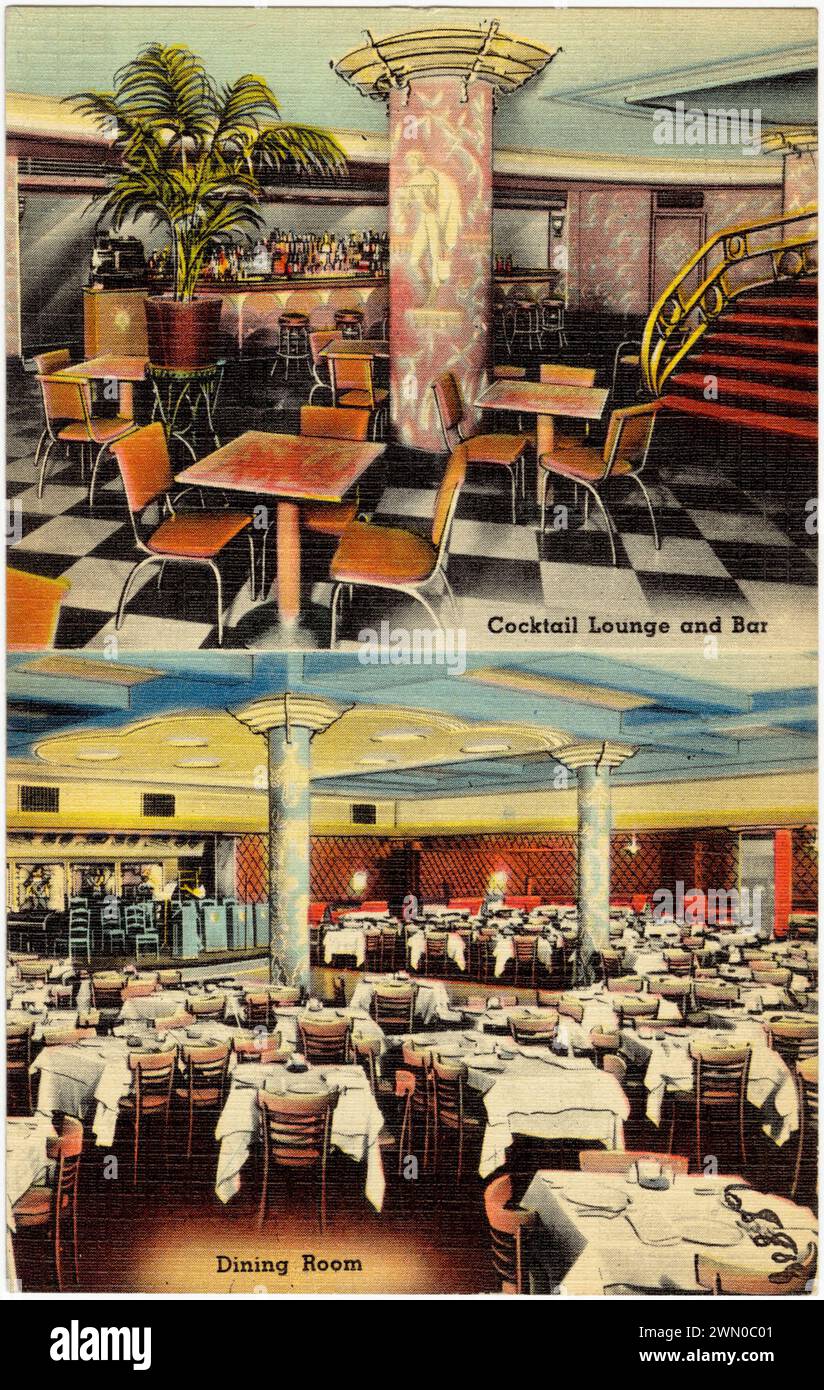 La Hungaria di Zimmerman, 46th St., appena a est di Broadway, New York City. La Hungaria di Zimmerman, 46th St., appena a est di Broadway, New York City Foto Stock