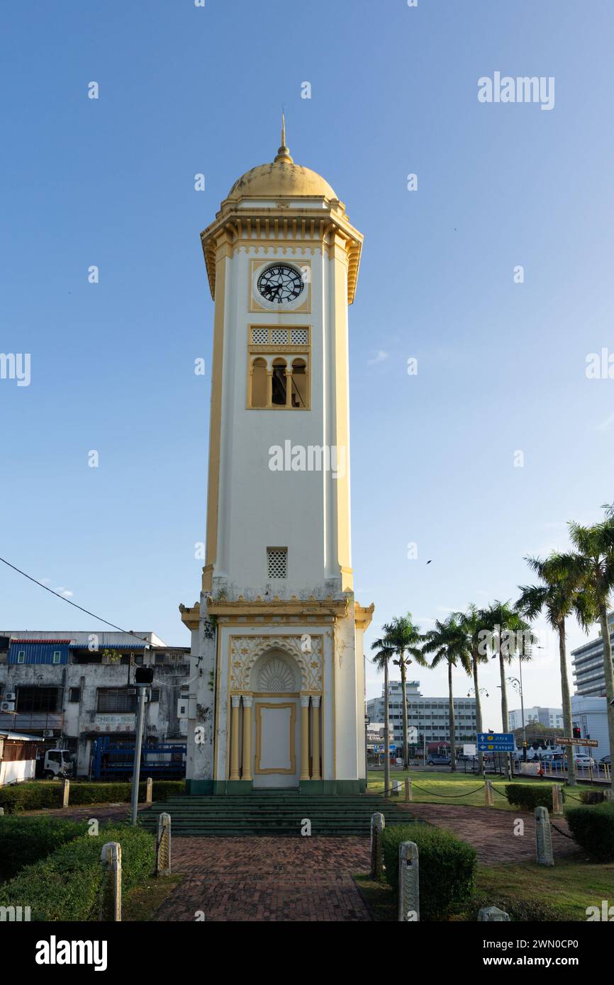 La grande Torre dell'Orologio ad Alor Setar, Malesia Foto Stock