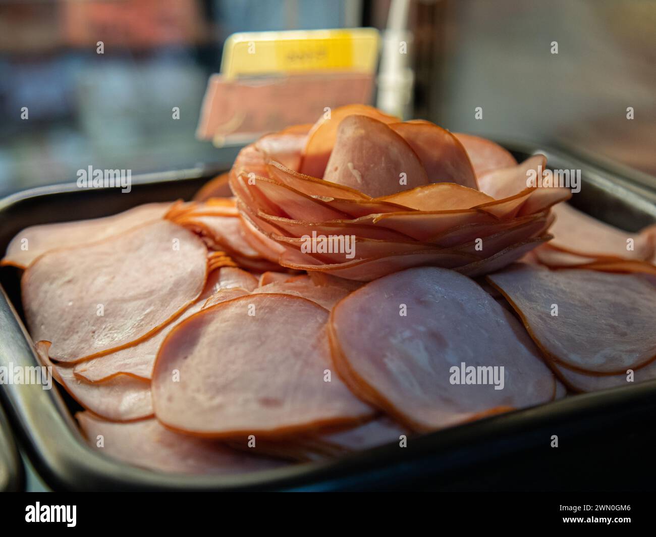 Sirloin canadese in mostra sul mercato Foto Stock