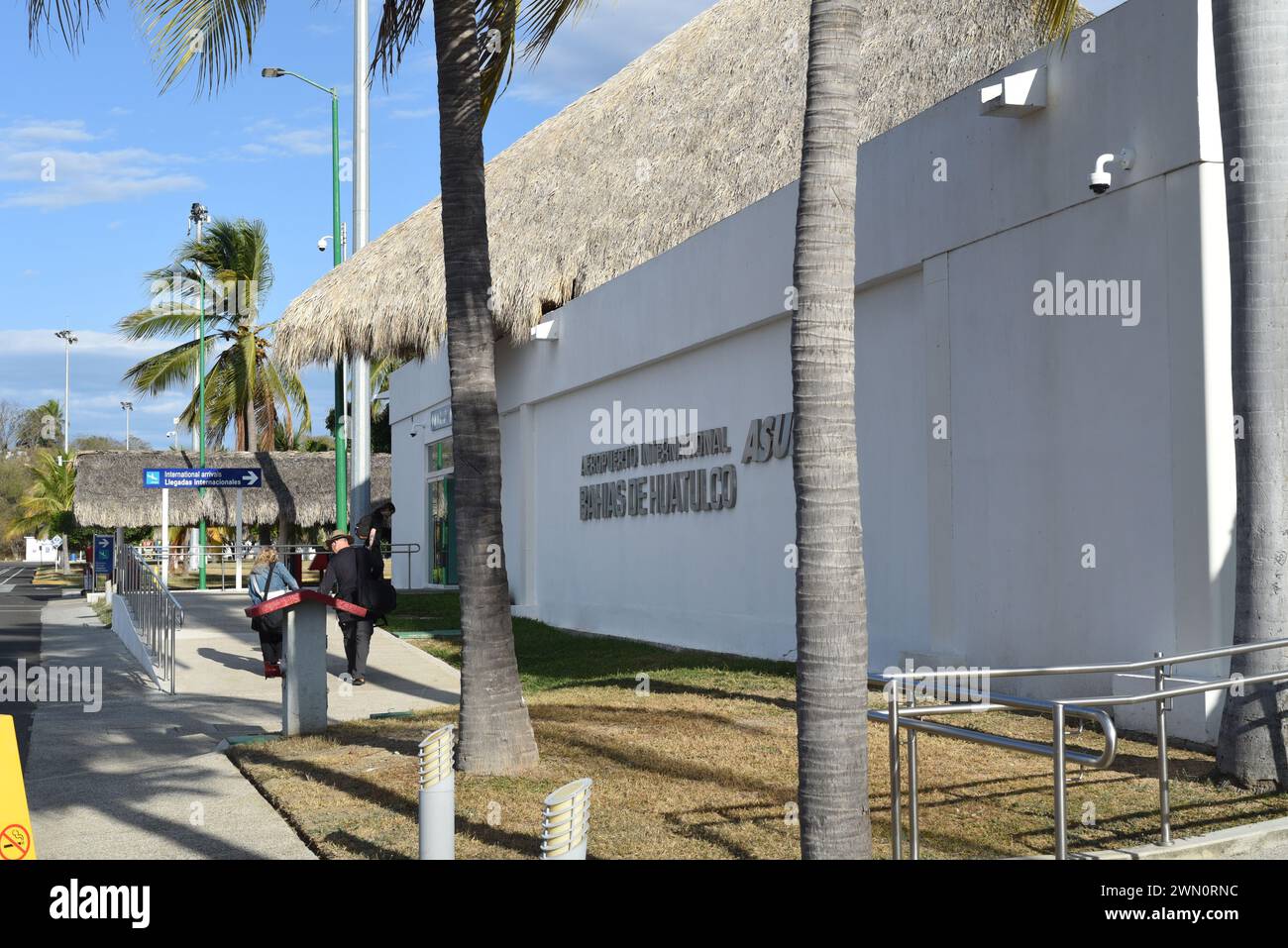 Aeroporto internazionale Bahias De Huatulco (HUX) di Huatulco, Messico Foto Stock