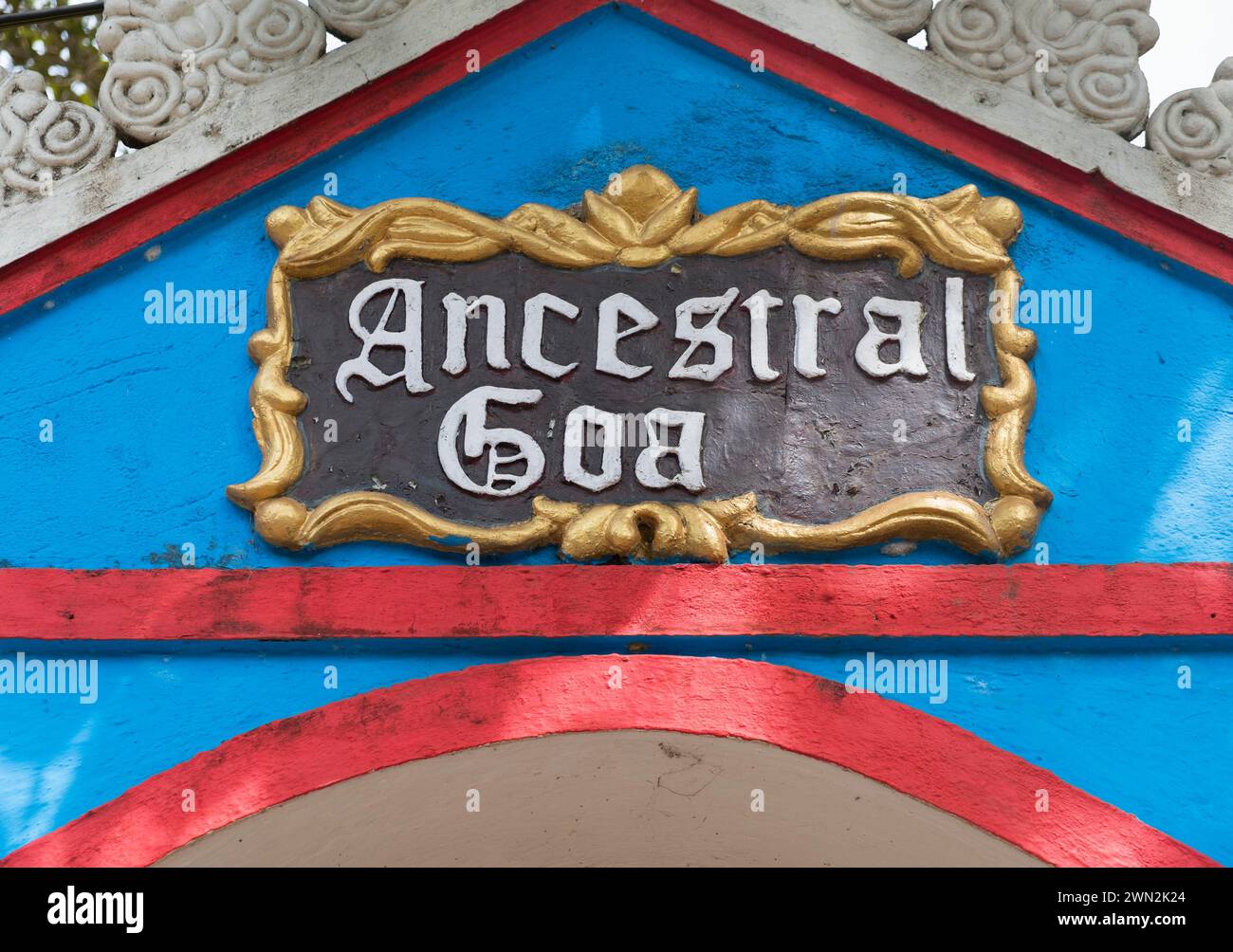 Goa ancestrale. Museo culturale all'aperto. Loutolim Salcete Goa India Foto Stock