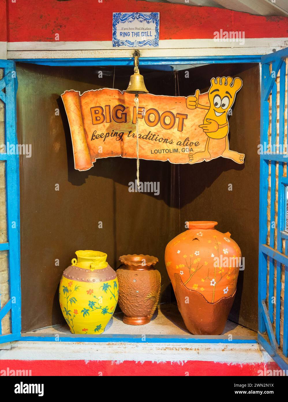 Big Foot ancestrale Goa Museum Loutolim Salcete Goa India Foto Stock
