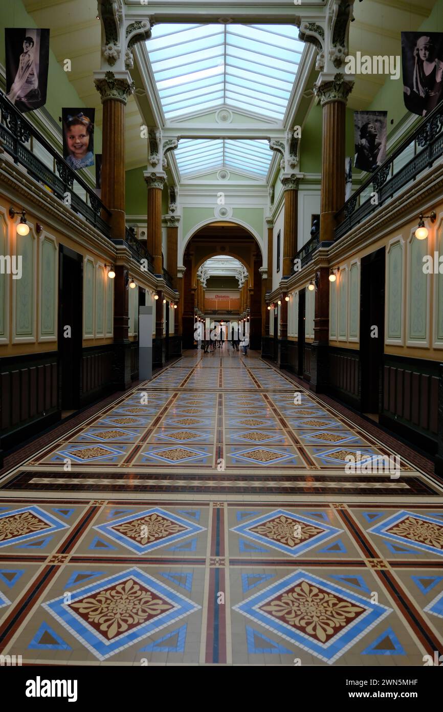 Vista interna della National Portrait Gallery. Washington DC. USA Foto Stock