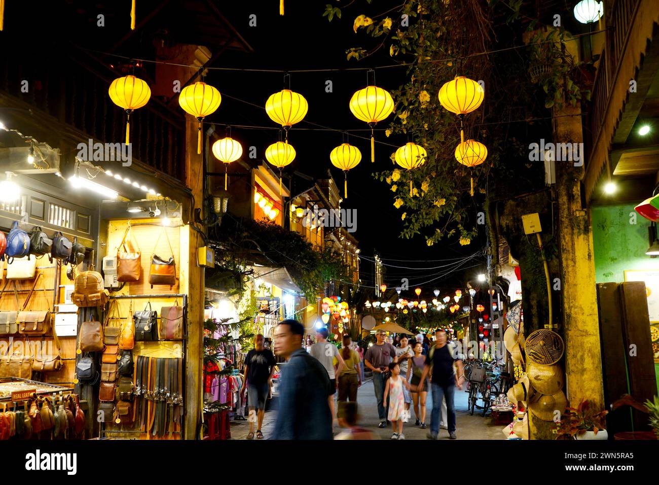 Città delle Lanterne di Hoi An, Vietnam Foto Stock