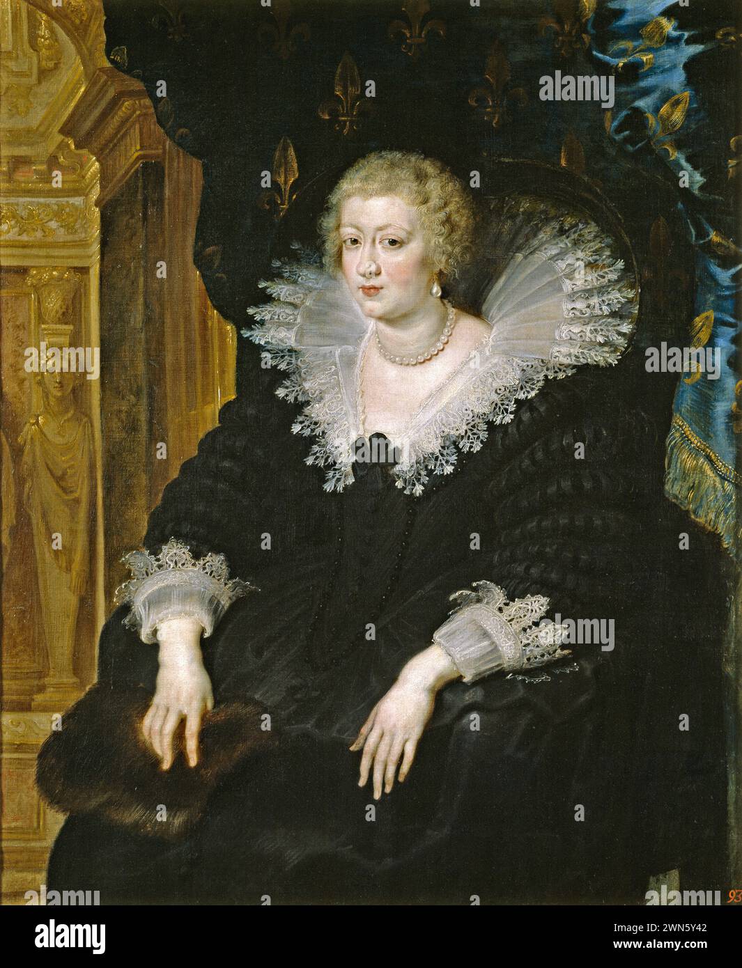 Rubens Pieter Paul - Ana de Austria, reina de Francia (1622) Foto Stock