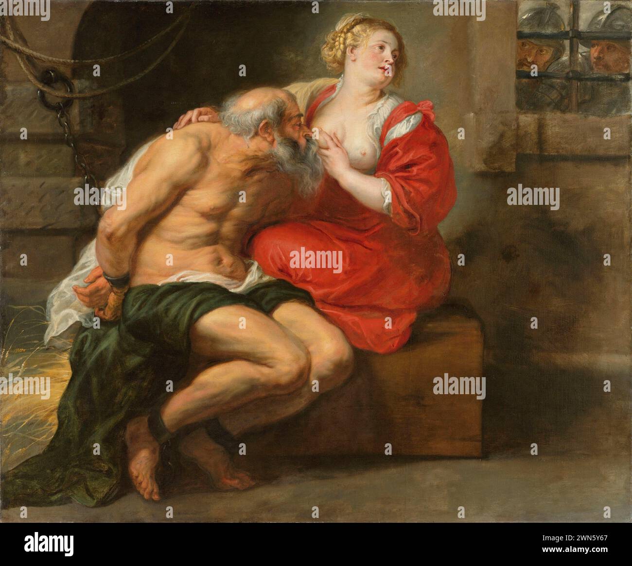 Rubens Pieter Paul - Cimone e Pero (carità romana) Foto Stock