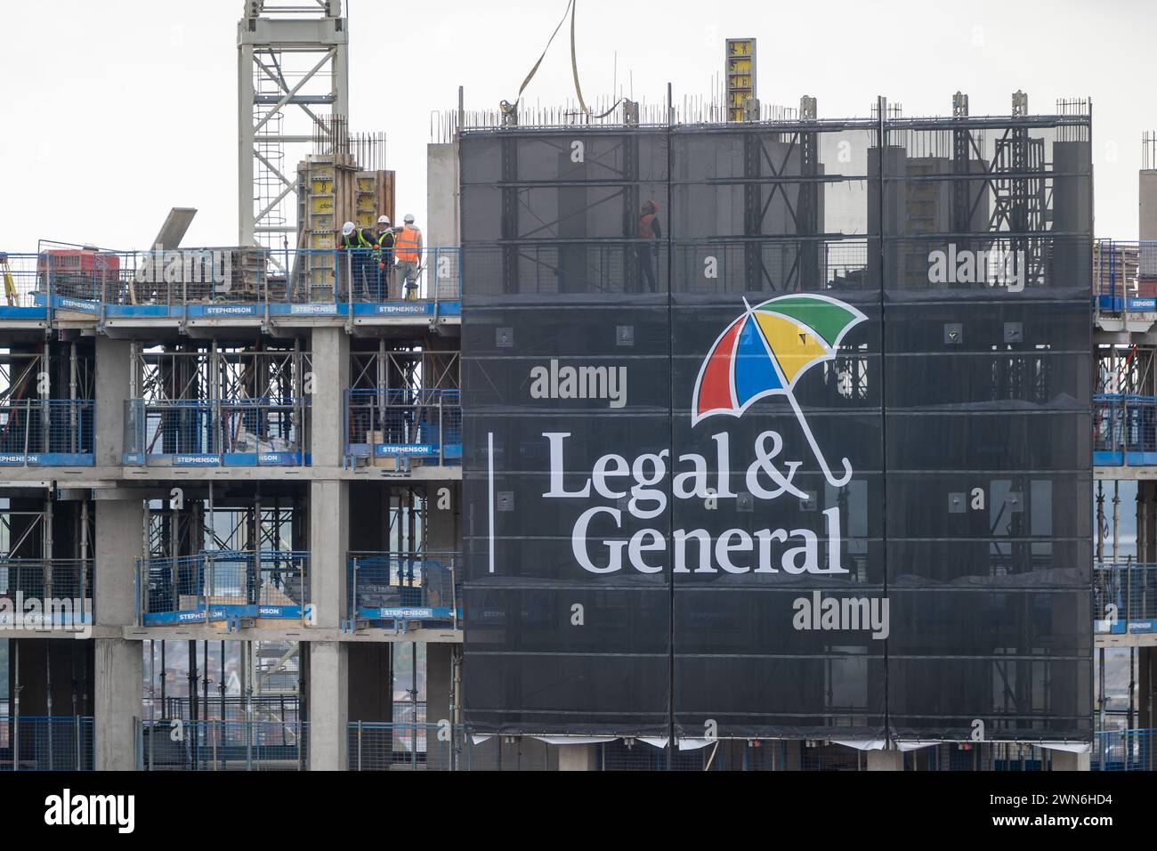 Un condominio legale e generale a Cardiff, Galles, Regno Unito. Foto Stock