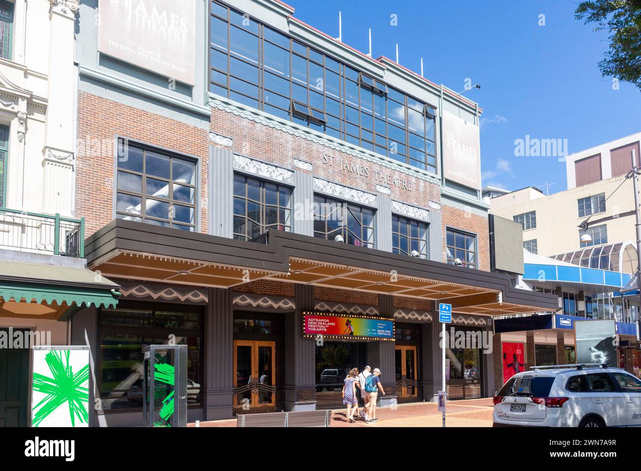St James Theatre, Courtenay Place, te Aro, città di Wellington (te Whanganui-a-Tara), regione di Wellington, Isola del Nord, nuova Zelanda Foto Stock