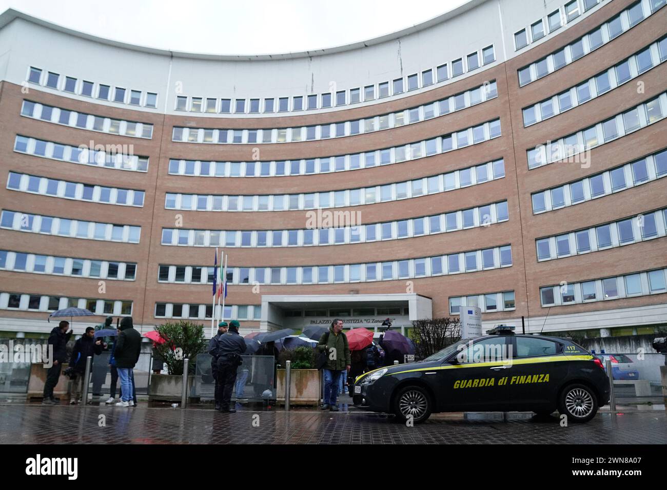 Foto Spada/LaPresse 01 marzo 2024 - Brescia, Italia - cronaca - Tribunale di Brescia prima udienza della revisione del processo della strage di erba nella foto: il Tribunale di Brescia 01 marzo 2024, 2024 Brescia, Italia - relazione - Tribunale del calcio di Brescia prima udienza della revisione del processo al massacro di erba nella foto: tribunale di Brescia credito: LaPresse/Alamy Live News Foto Stock