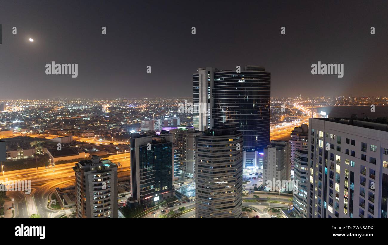 Vista di Dubai Foto Stock