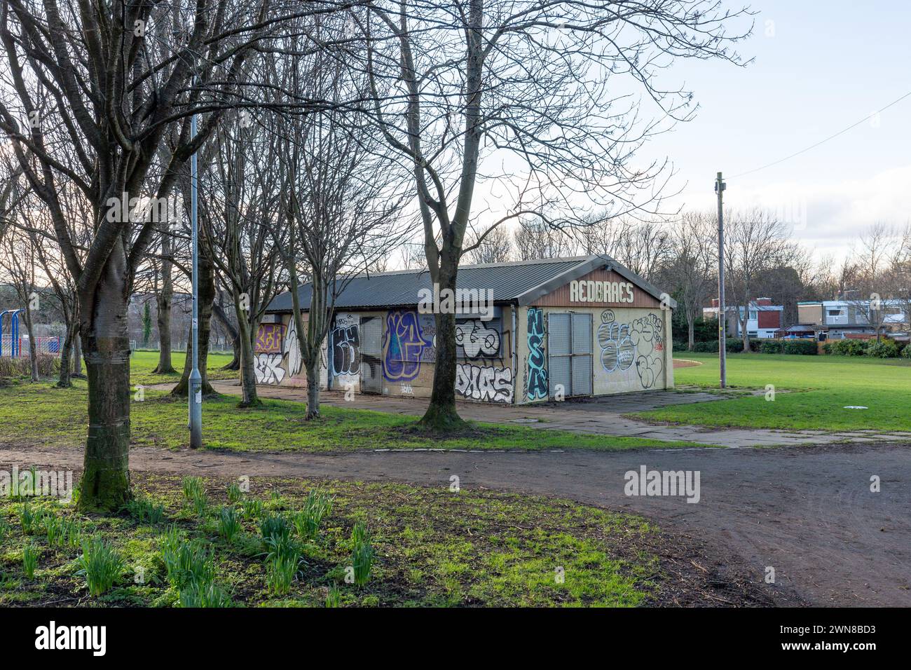 Redbraes Park e giardino di Edimburgo Foto Stock