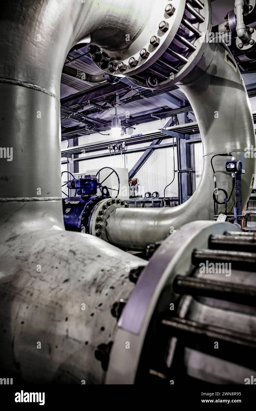 Industrie sul North Slope dell'Alaska Foto Stock