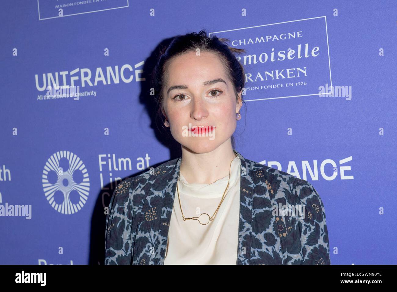 Marion Cotillard parteciperà al 29° Rendez-Vous con la serata di apertura di French Cinema Showcase al Walter Reade Theater di New York, USA, il 29 febbraio 2024. (Foto di Thenews2/NurPhoto) crediti: NurPhoto SRL/Alamy Live News Foto Stock