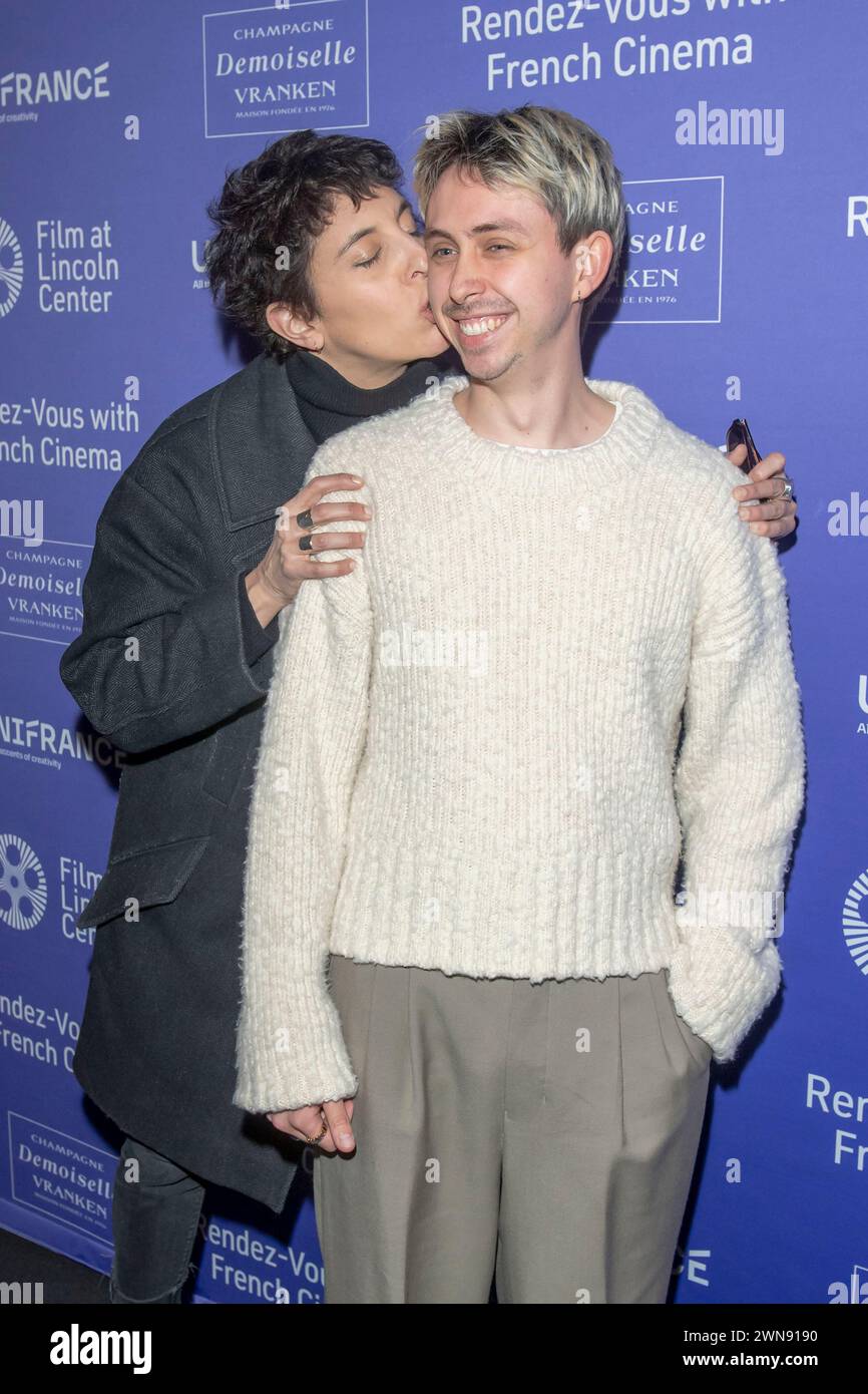 Marion Cotillard parteciperà al 29° Rendez-Vous con la serata di apertura di French Cinema Showcase al Walter Reade Theater di New York, USA, il 29 febbraio 2024. (Foto di Thenews2/NurPhoto) crediti: NurPhoto SRL/Alamy Live News Foto Stock