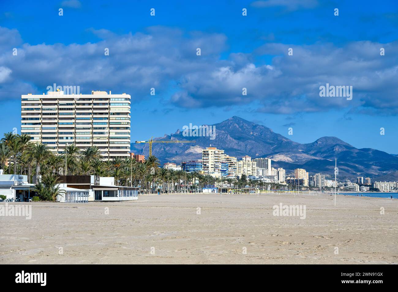 Playa San Juan, Alicante, Spagna Foto Stock