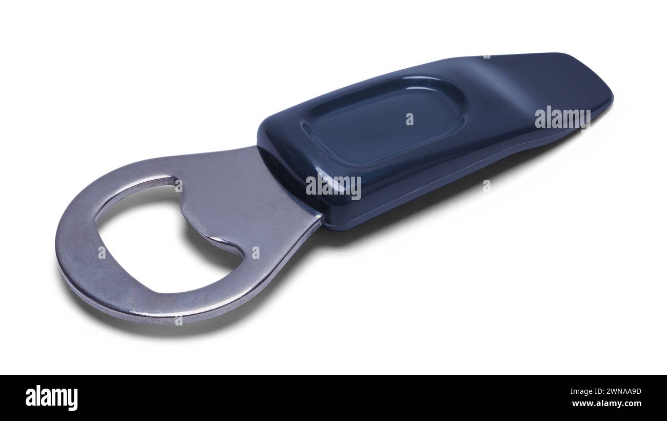 Apertura tappo bottiglia piccola intaglio bianco. Foto Stock