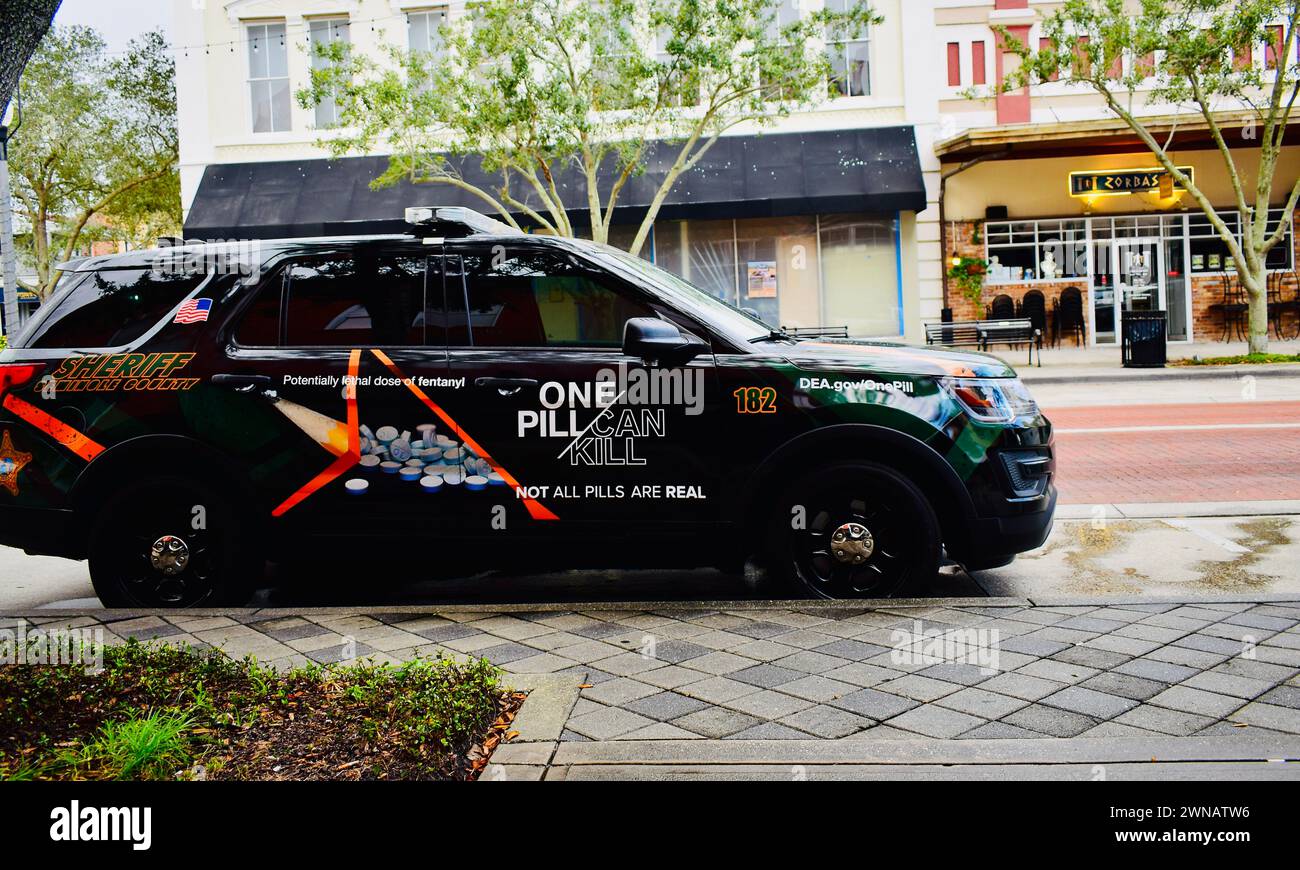 Seminole County Florida Drug Enforcement Foto Stock