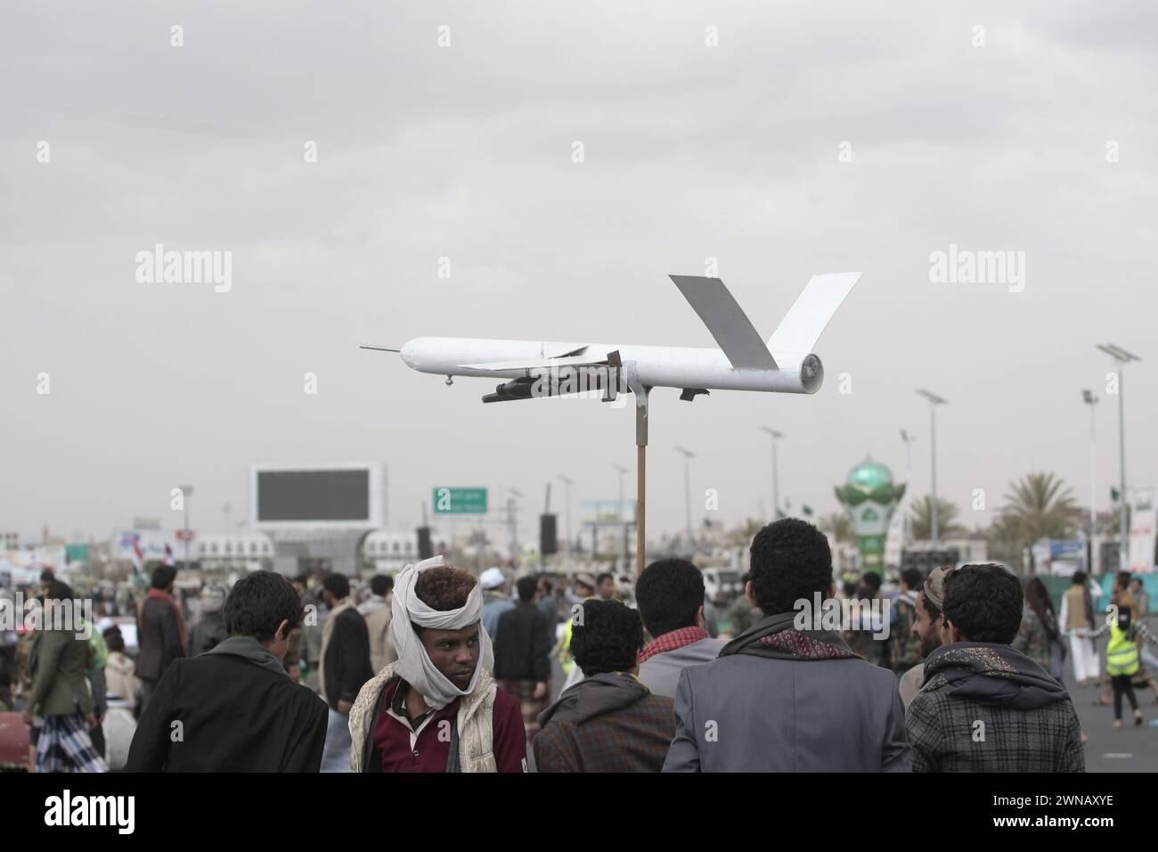 RALLY DELLO YEMEN Foto Stock