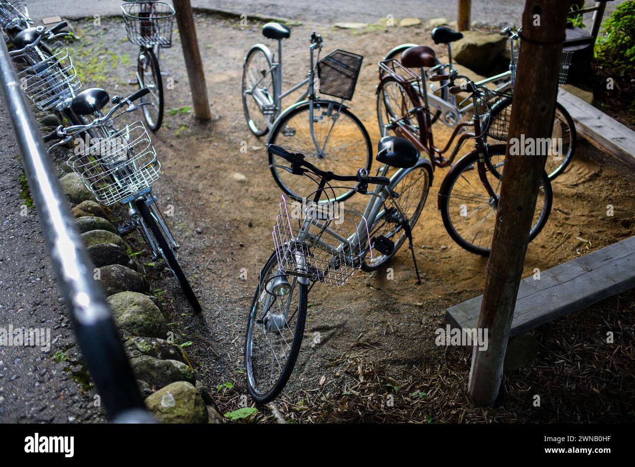 Hida Folk Village, museo all'aperto di Hida no Sato a Takayama, Giappone Foto Stock