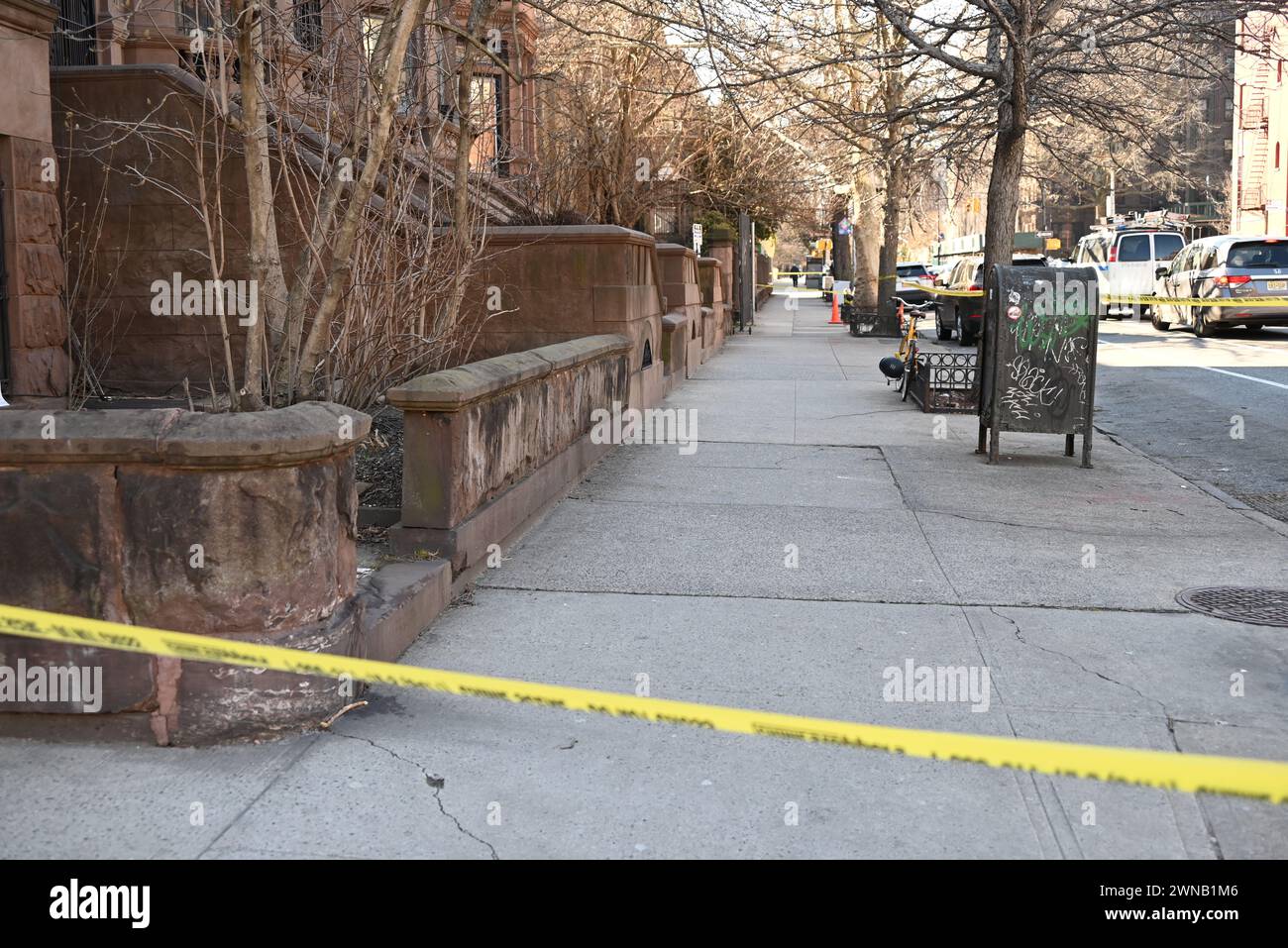 Brooklyn Stati Uniti 1 Marzo 2024 La Scena Del Crimine Ha Visto Dove 