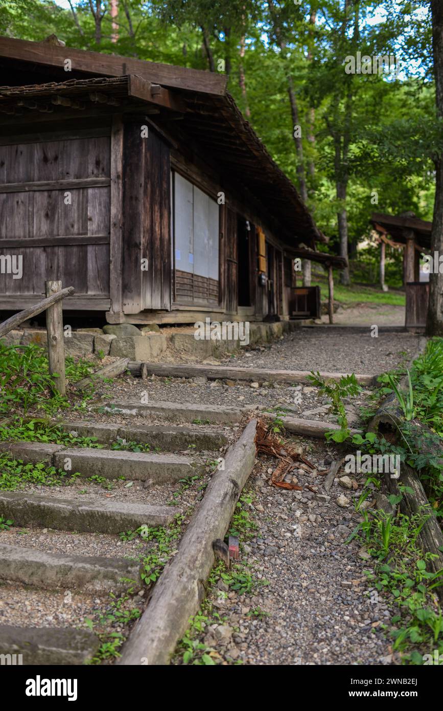 Hida Folk Village, museo all'aperto di Hida no Sato a Takayama, Giappone Foto Stock