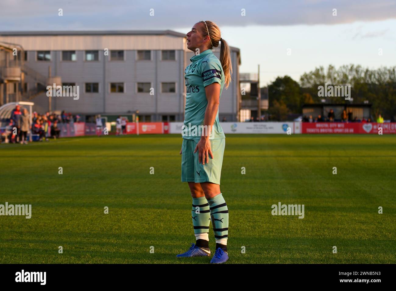 Bristol, Inghilterra. 28 ottobre 2018. Jordan Nobbs dell'Arsenal durante la partita di fa Women's Super League tra Bristol City e Arsenal allo Stoke Gifford Stadium di Bristol, Inghilterra, Regno Unito, il 28 ottobre 2018. Crediti: Duncan Thomas/Majestic Media. Foto Stock