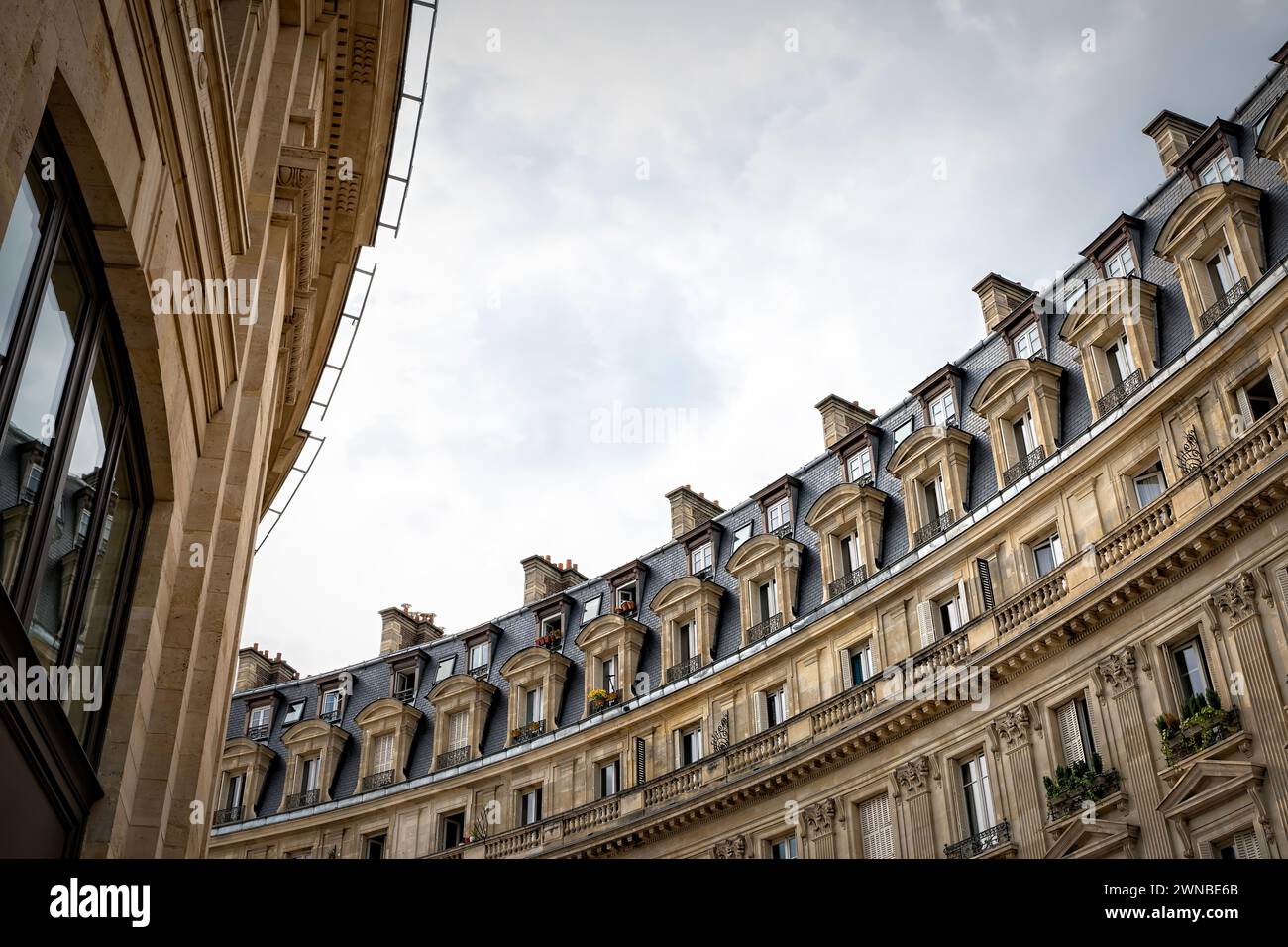 Architectural Abstract, Bourse de Commerce, Parigi, Francia Foto Stock