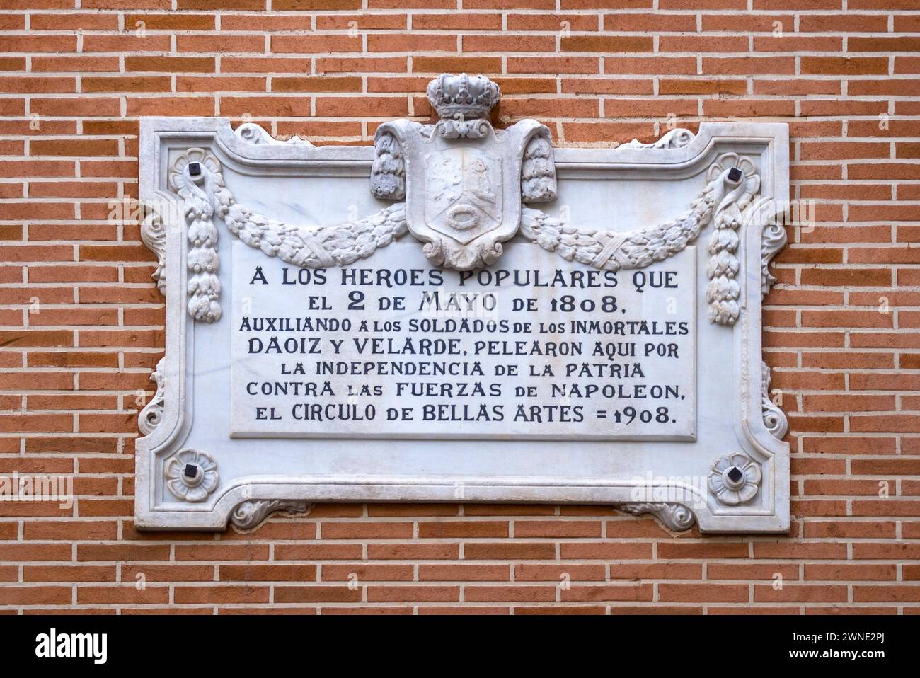 Plaza del 2 de mayo. Madrid. España Foto Stock