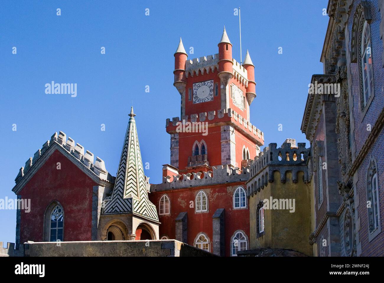 Pena Palace, Sintra Foto Stock