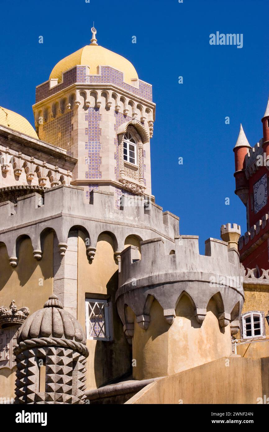 Pena Palace, Sintra Foto Stock
