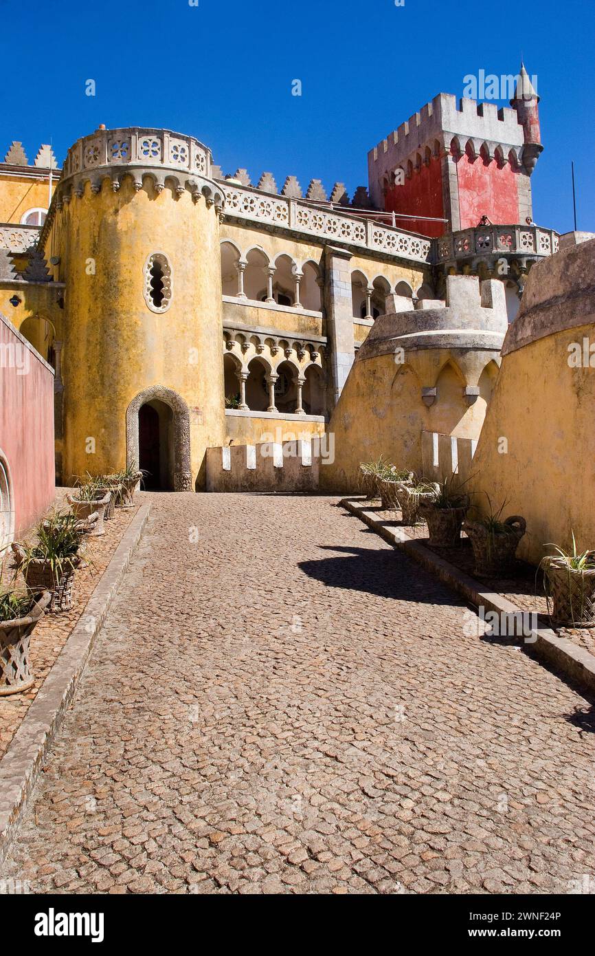 Pena Palace, Sintra Foto Stock