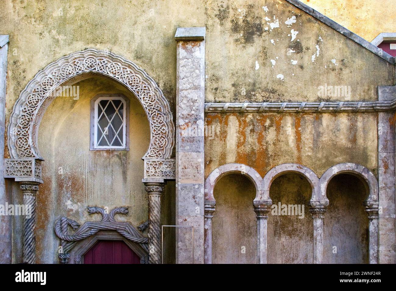Pena Palace, Sintra Foto Stock