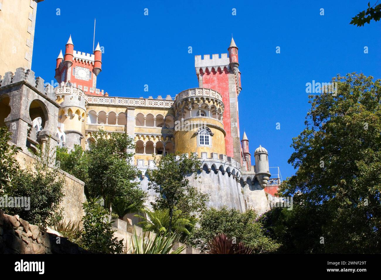 Pena Palace, Sintra Foto Stock
