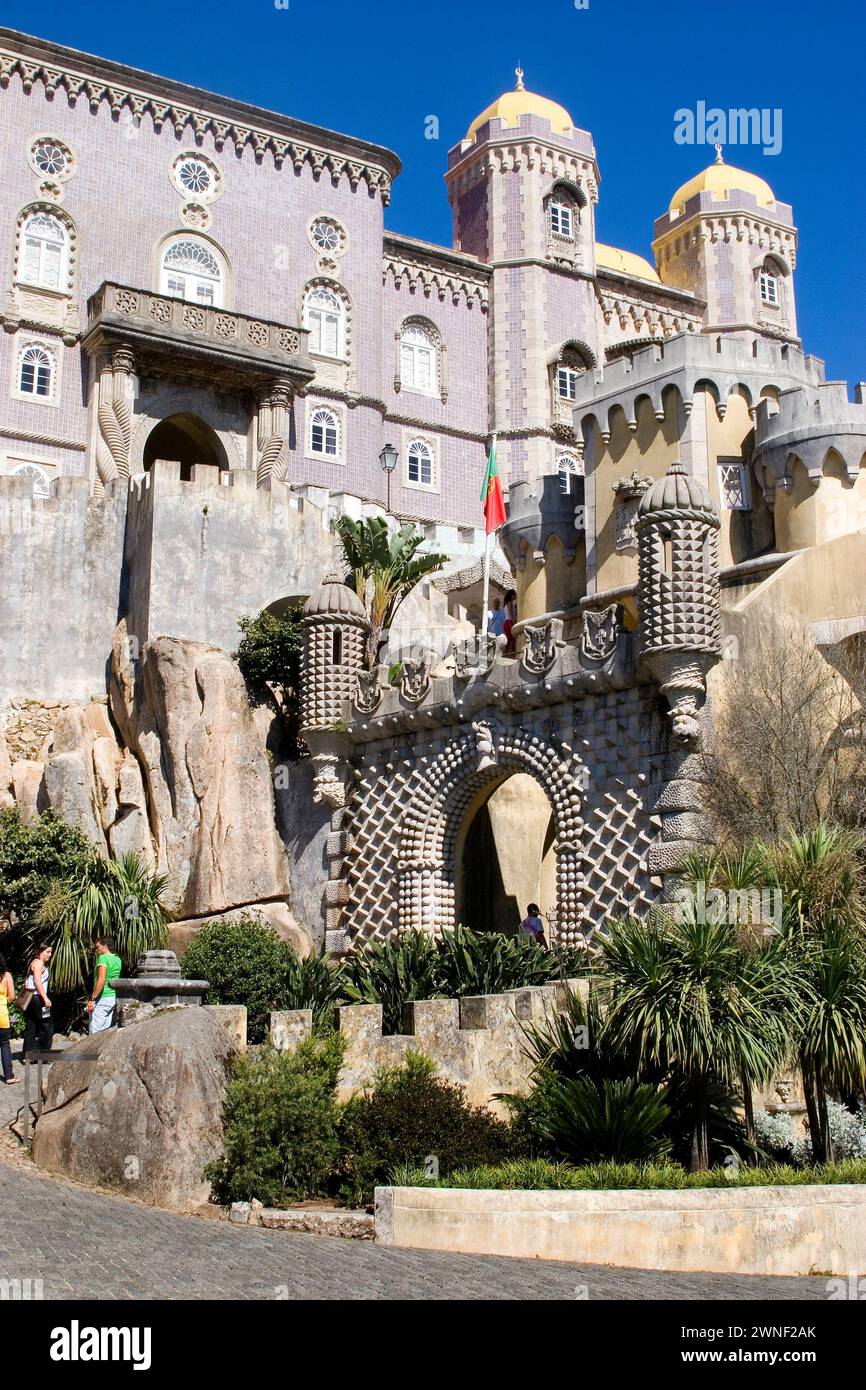 Pena Palace, Sintra Foto Stock