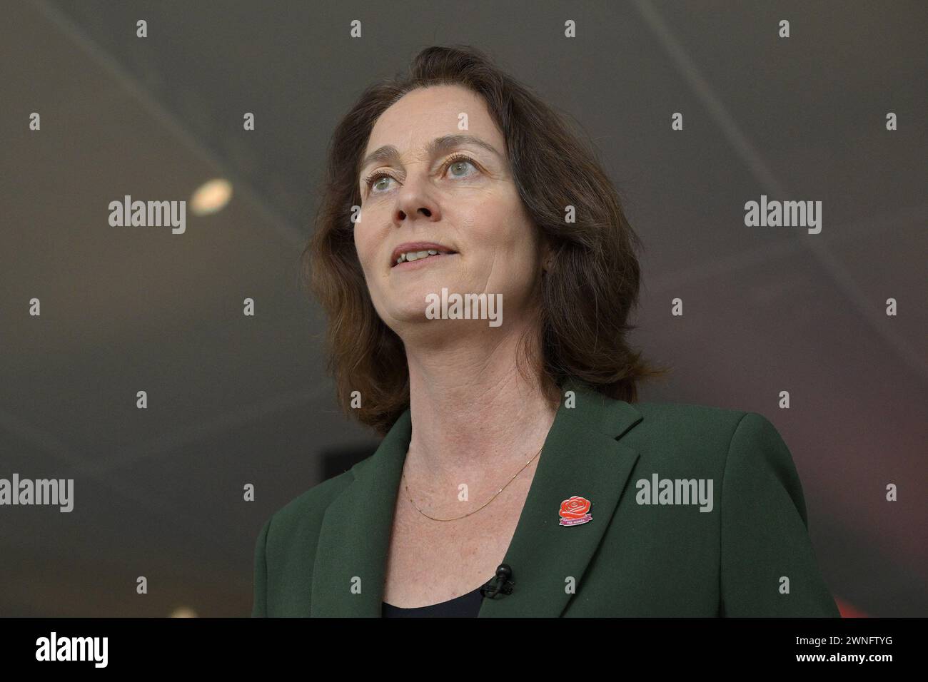 Roma, Italia. 2 marzo 2024. Roma - Katarina Barley durante il Congresso del Partito Socialista europeo (PSE) solo utilizzo editoriale credito: Agenzia fotografica indipendente/Alamy Live News Foto Stock