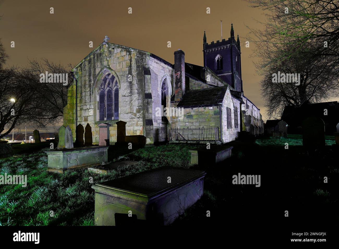 Chiesa di St Mary a Swillington, Leeds, West Yorkshire, Regno Unito Foto Stock