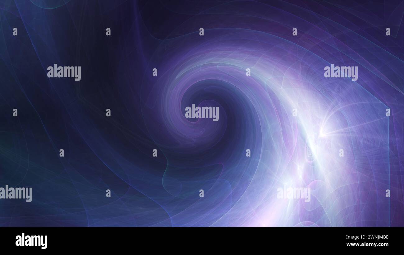 rappresentazione astratta fumé colore nebulosa spaziale Foto Stock