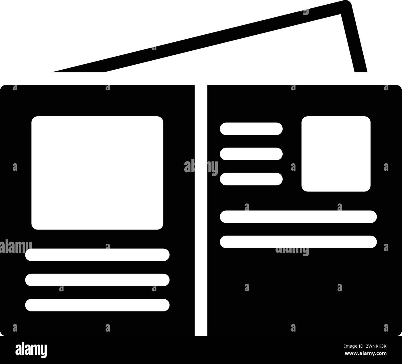 Icona per cartoline, posta Illustrazione Vettoriale