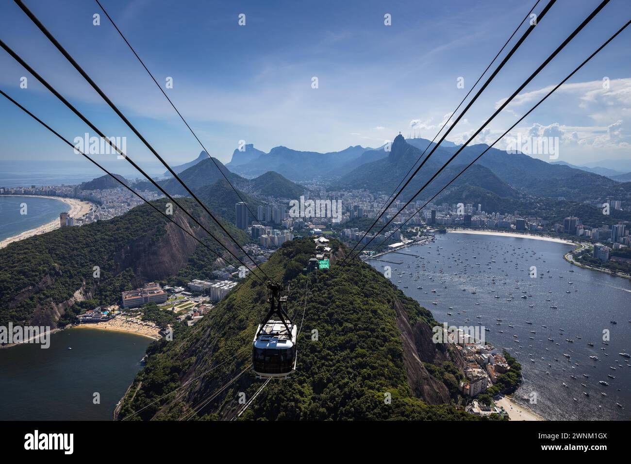 Sugarloaf Mountain, Rio de Janeiro, Brasile Foto Stock
