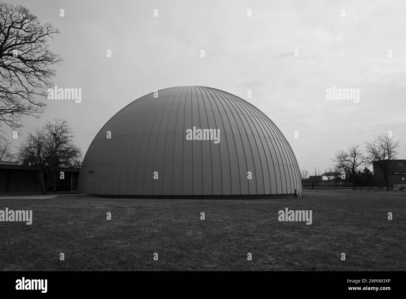 Il Longway Planetarium di Flint Michigan USA Foto Stock