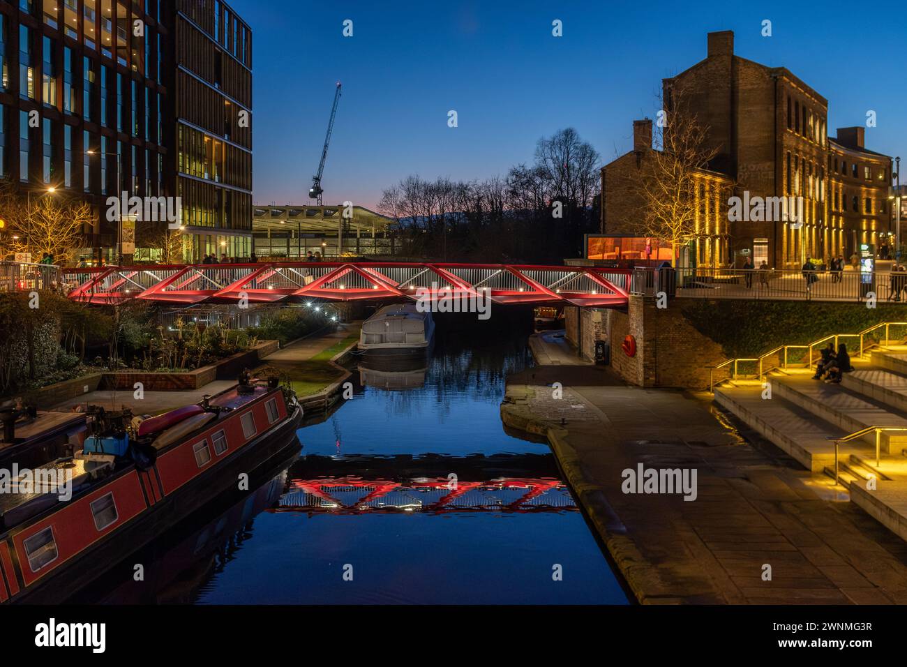 Esperance Bridge, King's Cross, Londra, Regno Unito Foto Stock