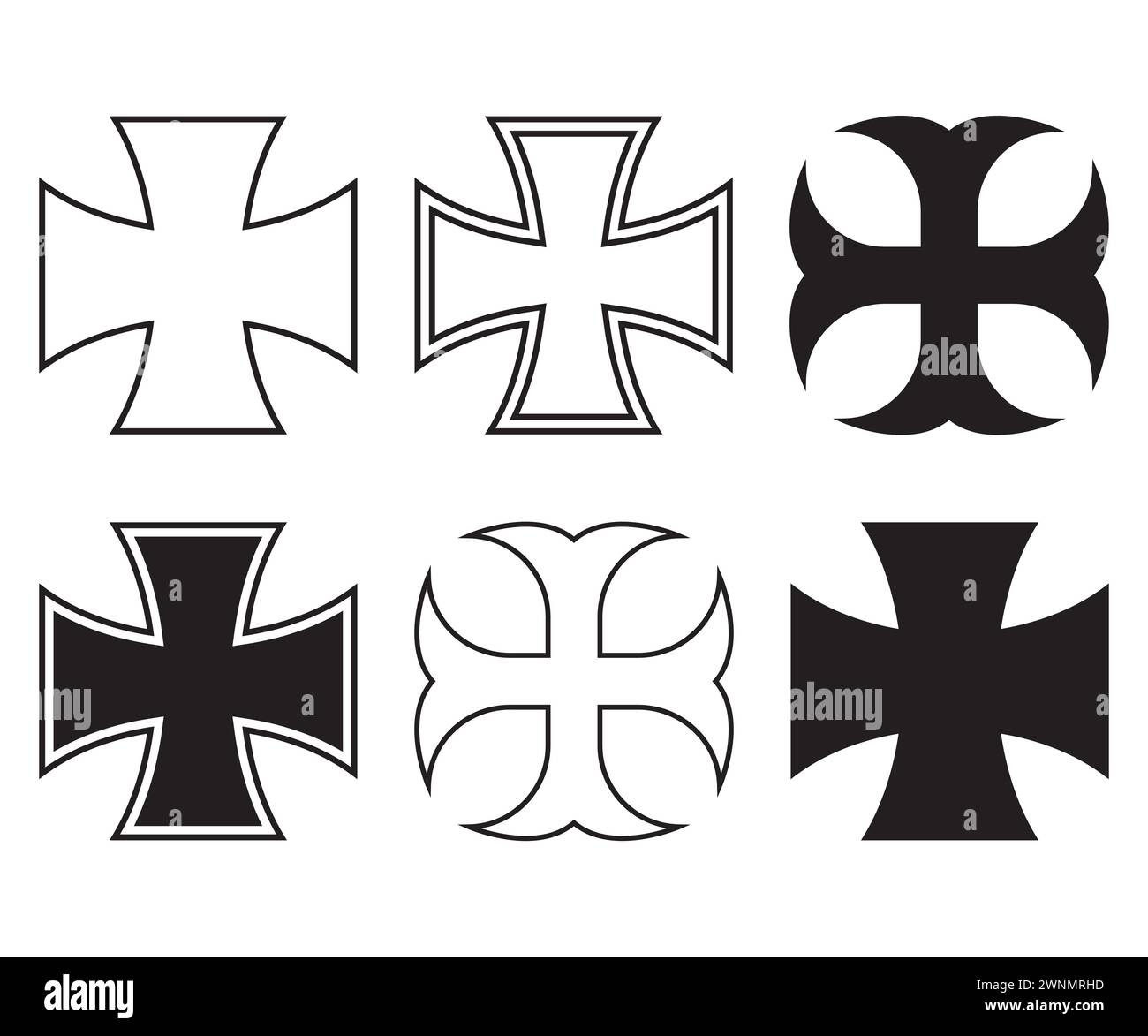 Iron Cross Vector, Vector Iron Cross Clipart, Christian Cross Cut Lima per ricci Illustrazione Vettoriale