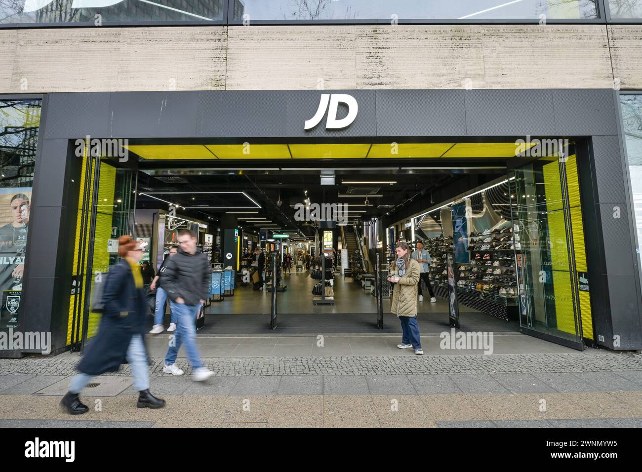 JD Sportschuhe, Geschäft, Tauentzienstraße, Charlottenburg, Berlino, Germania Foto Stock