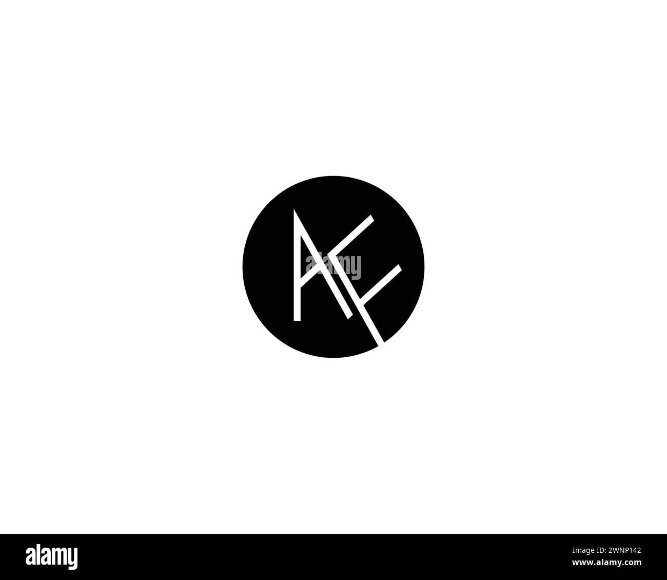 Modello vettoriale per il design del logo Letter AF creativo Illustrazione Vettoriale