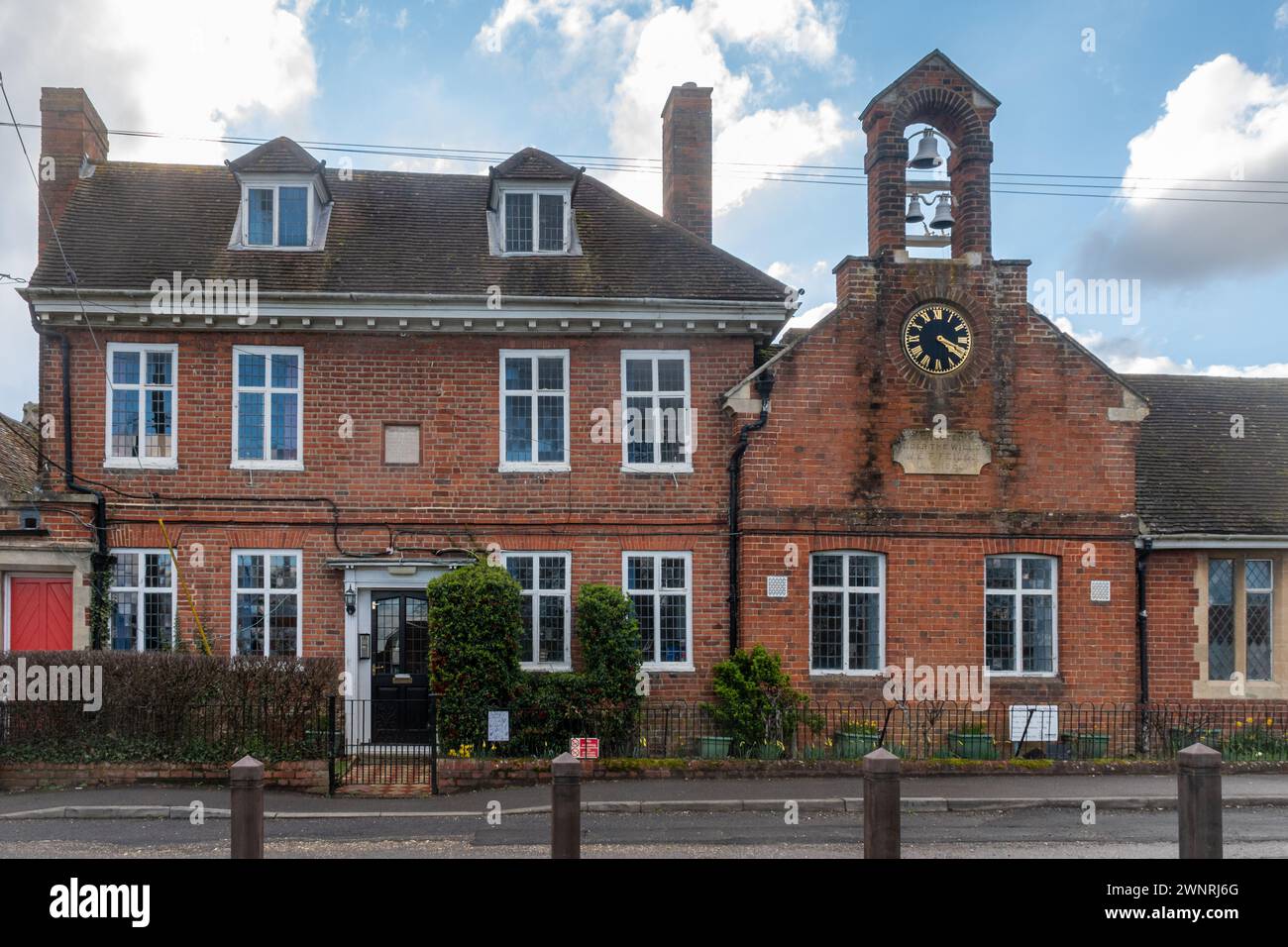 Shinfield Infant and Nursery School on School Green, Shinfield Village, Berkshire, Inghilterra, Regno Unito Foto Stock
