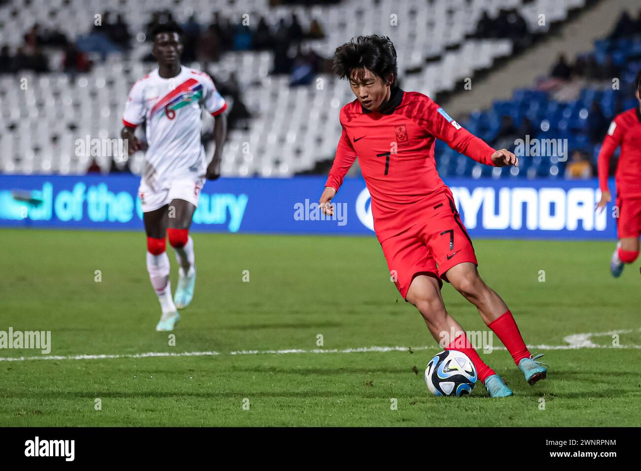 MENDOZA, ARGENTINA - MAGGIO 28: Yonghak Kim della Repubblica di Corea durante la Coppa del mondo FIFA U20 Argentina 2023 partita tra Repubblica di Corea e Gambia. Foto Stock