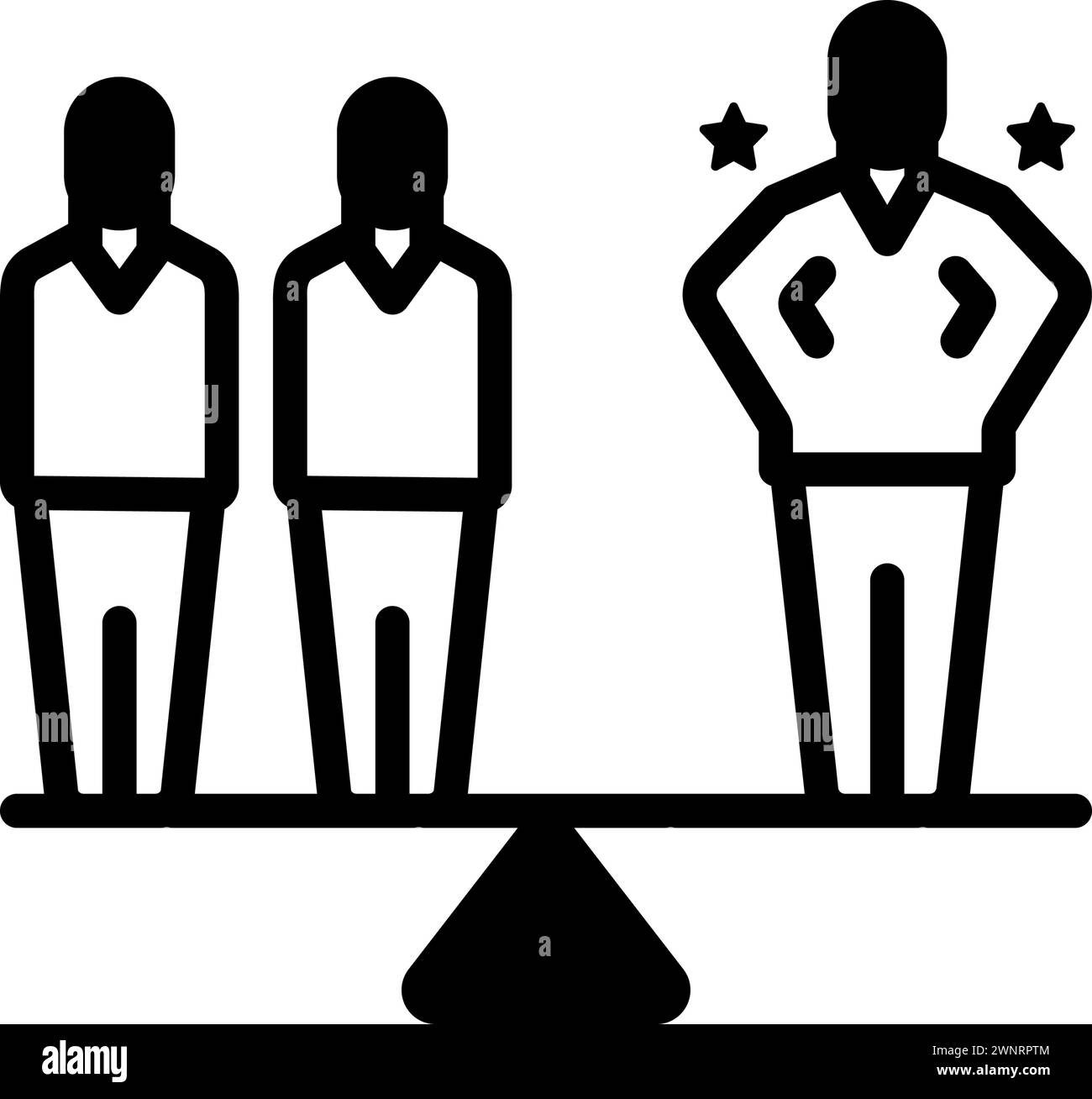 Icona per esperti, destri Illustrazione Vettoriale