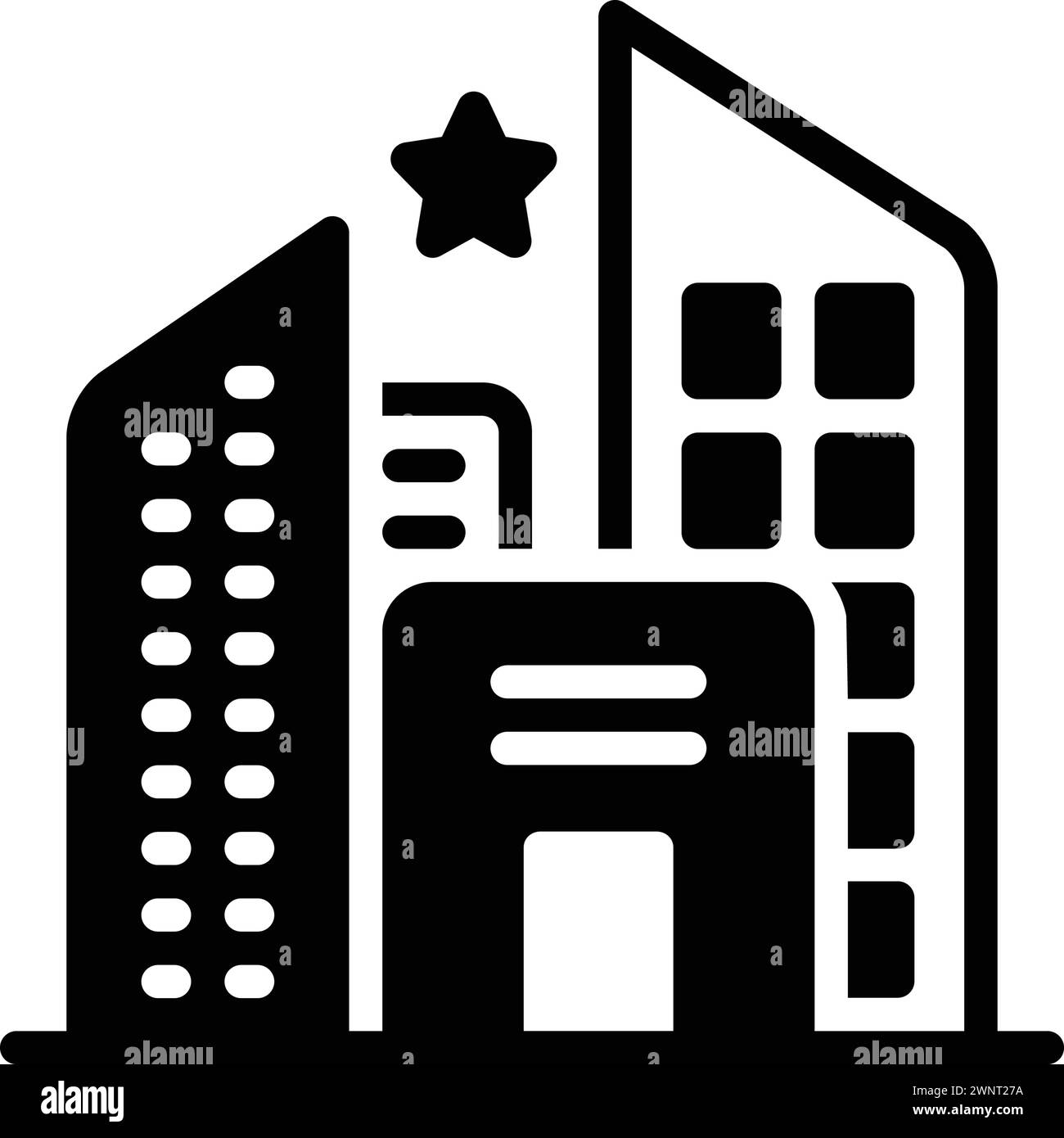 Icona per le aziende, edilizia Illustrazione Vettoriale