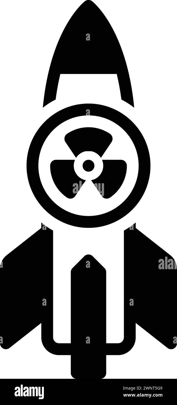Icona per Nuke, Nuclear Illustrazione Vettoriale