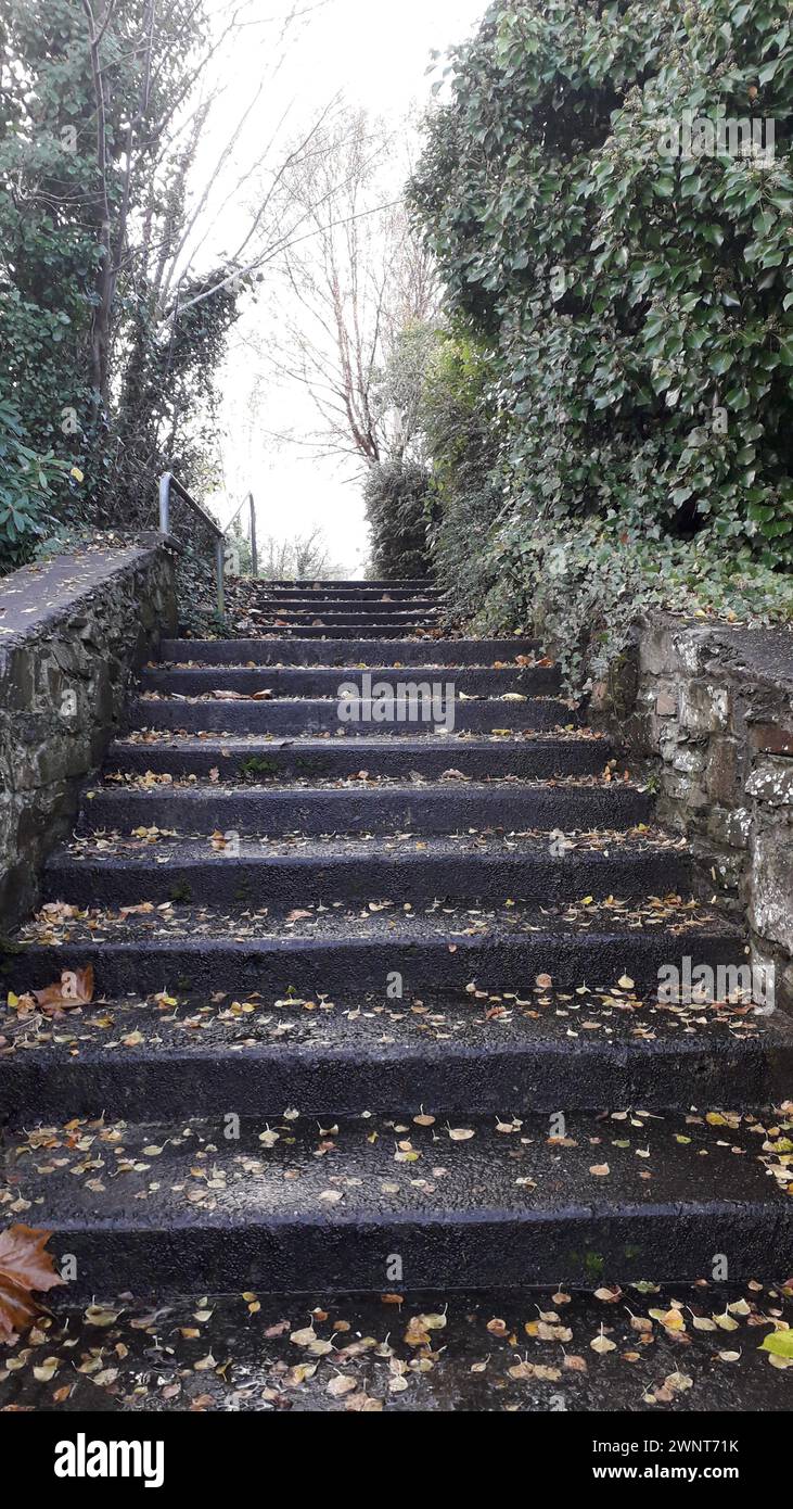 Scalinata verso il cielo - Letterkenny, Irlanda Foto Stock
